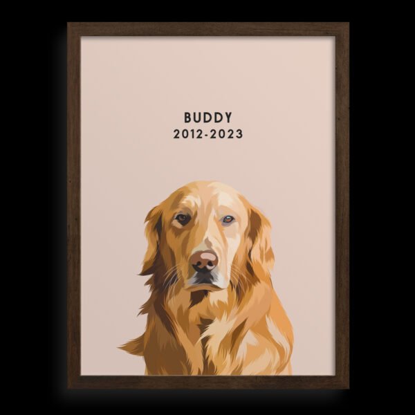 Custom Memorial Pet Portrait