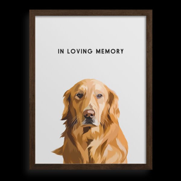 Custom Memorial Pet Portrait
