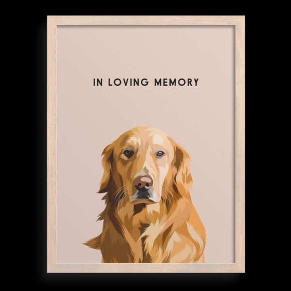 Custom Memorial Pet Portrait