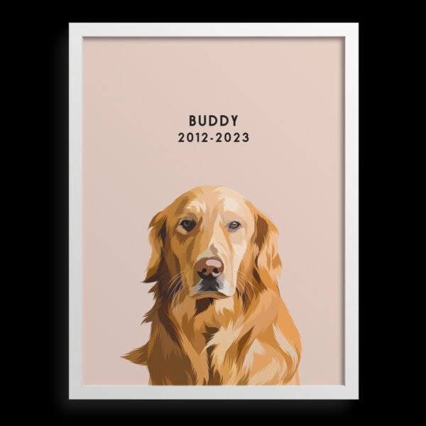 Custom Memorial Pet Portrait