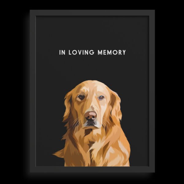 Custom Memorial Pet Portrait