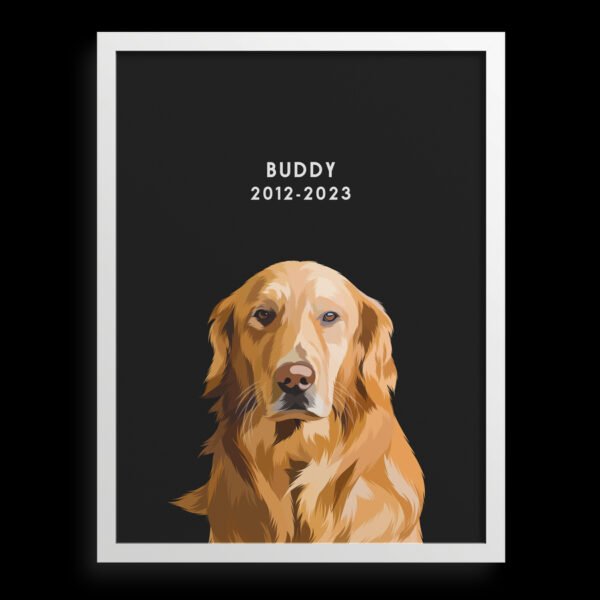Custom Memorial Pet Portrait