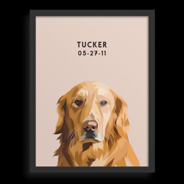 Custom Memorial Pet Portrait