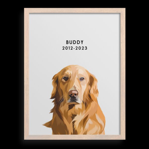 Custom Memorial Pet Portrait