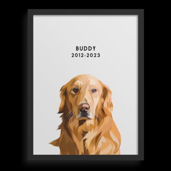Custom Memorial Pet Portrait