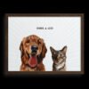 Custom Two Pet Portrait