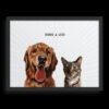 Custom Two Pet Portrait