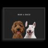 Custom Two Pet Portrait