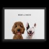 Custom Two Pet Portrait