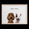 Custom Two Pet Portrait