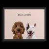 Custom Two Pet Portrait