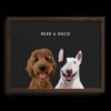 Custom Two Pet Portrait