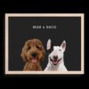 Custom Two Pet Portrait