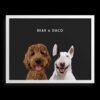 Custom Two Pet Portrait