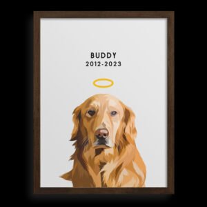 Custom Memorial Pet Portrait