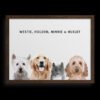 Custom Four Pet Portrait