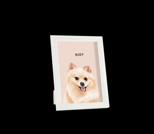 Custom Desktop One Pet Portrait