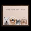 Custom Four Pet Portrait