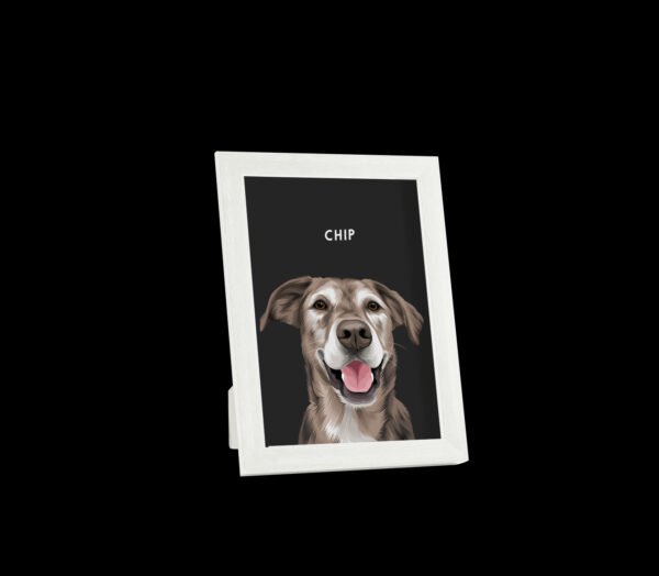 Custom Desktop One Pet Portrait