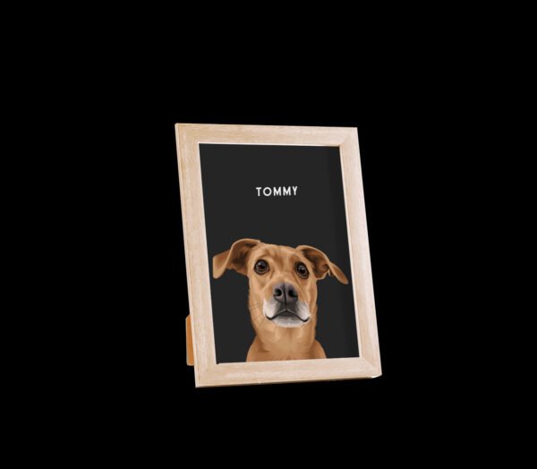 Custom Desktop One Pet Portrait