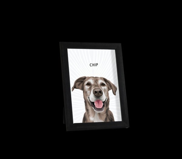 Custom Desktop One Pet Portrait