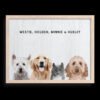 Custom Four Pet Portrait