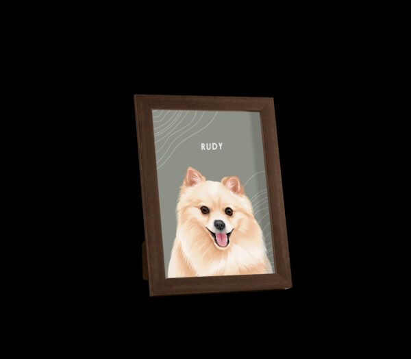 Custom Desktop One Pet Portrait