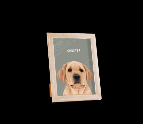 Custom Desktop One Pet Portrait