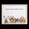 Custom Four Pet Portrait