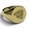 Custom Engraved Pet Portrait Ring