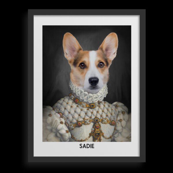 主图-01-主图-01 The Proper Lady Custom Pet Portrait