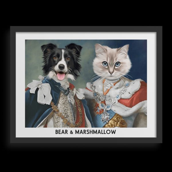 Their Majesties Custom Pet Portraits