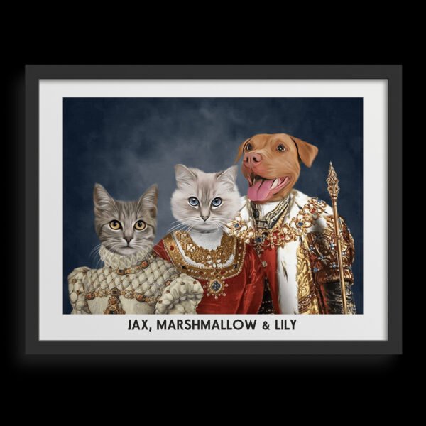 The Royal Family Custom Pet Portrait