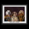 The Decorated Lords & Lady Custom Pet Portrait
