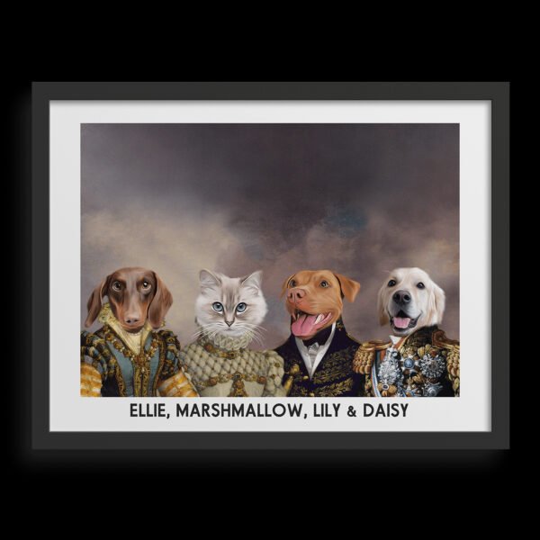 The Royal Court Custom Pet Portrait