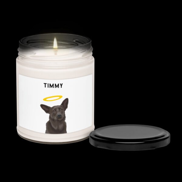 Custom Memorial Pet Portrait Candle