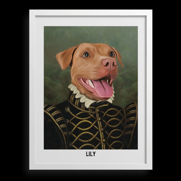 The Baroness Custom Pet Portrait