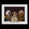 The Decorated Lords & Lady Custom Pet Portrait