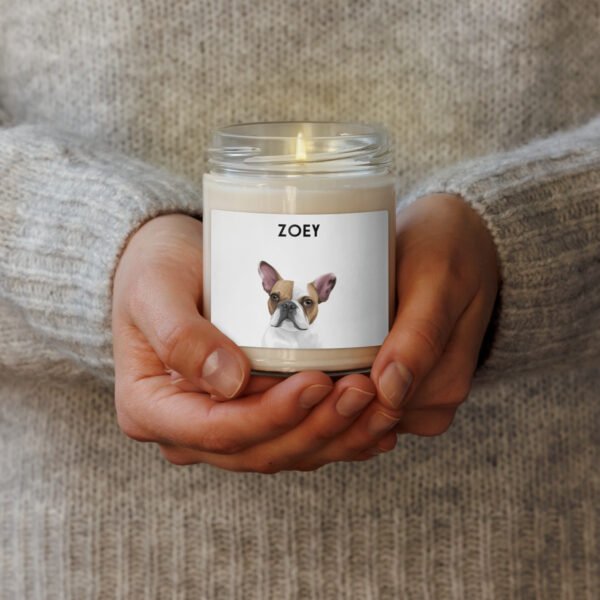 Custom One Pet Portrait Candle
