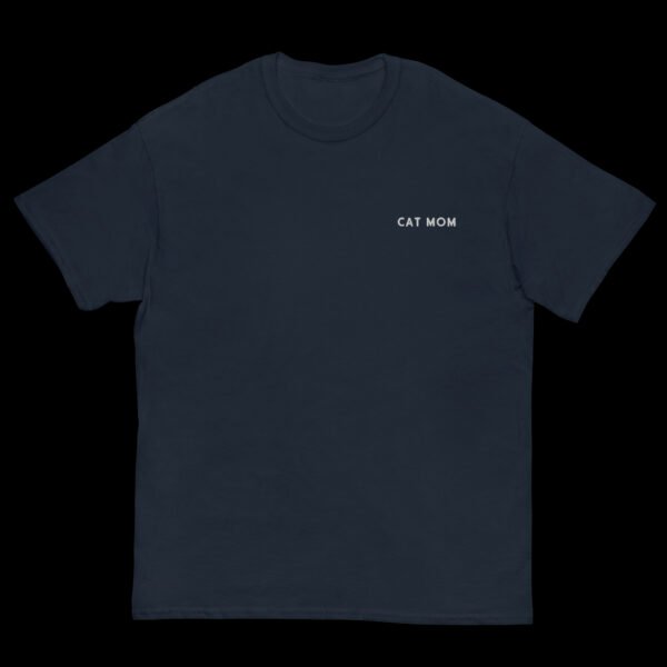 Cat Mom Embroidered T-Shirt