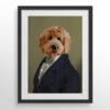主图-02-主图-02 The Dignified Gentleman Custom Pet Portrait
