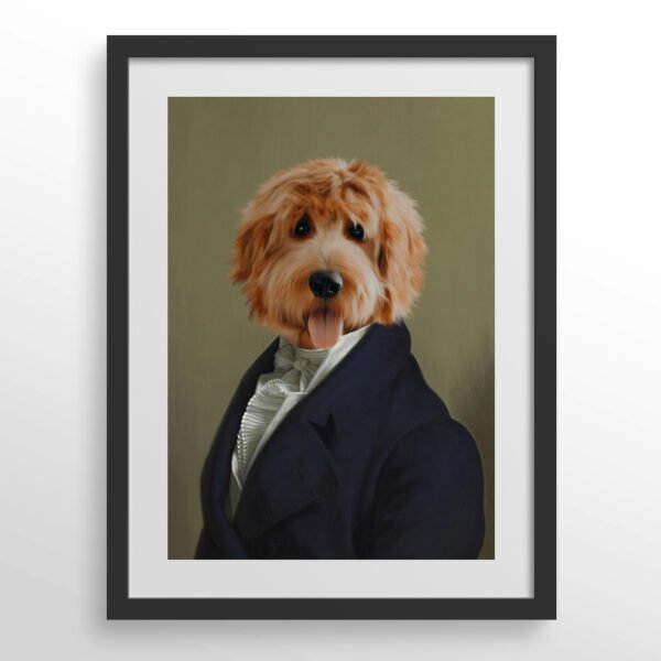 主图-02-主图-02 The Dignified Gentleman Custom Pet Portrait