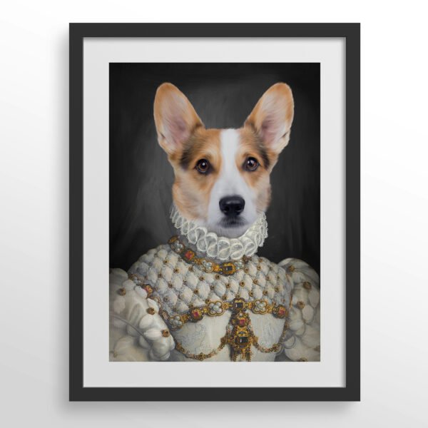 主图-02-主图-02 The Proper Lady Custom Pet Portrait