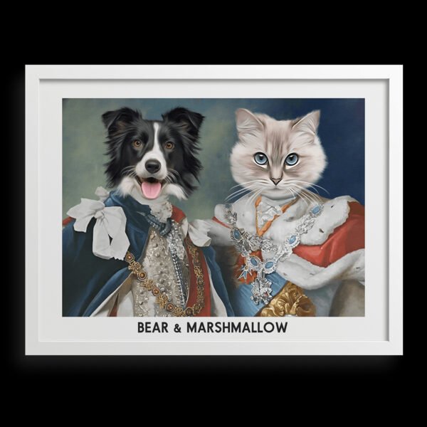 Their Majesties Custom Pet Portraits
