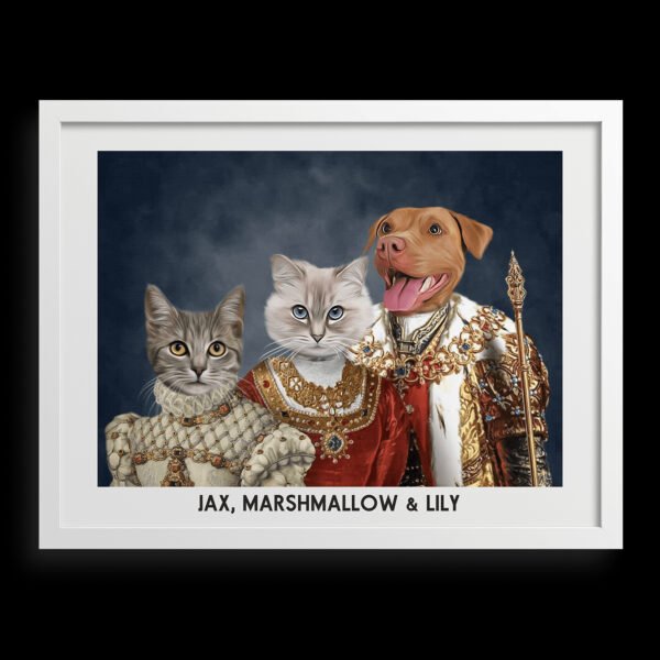 主图-02-主图-02 The Royal Family Custom Pet Portrait