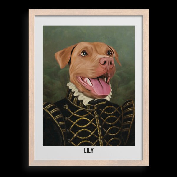 The Baroness Custom Pet Portrait