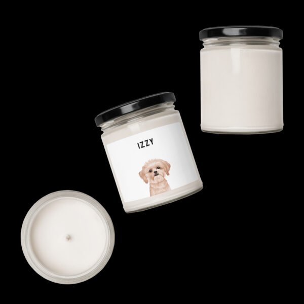 Custom One Pet Portrait Candle