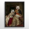 The King & Queen Custom Pet Portrait