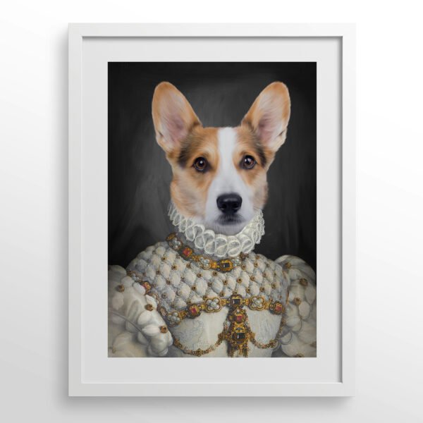 主图-03-主图-03 The Proper Lady Custom Pet Portrait