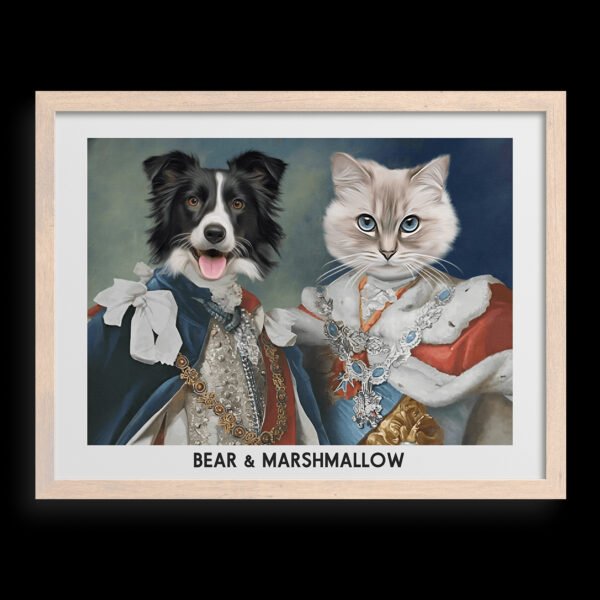 Their Majesties Custom Pet Portraits